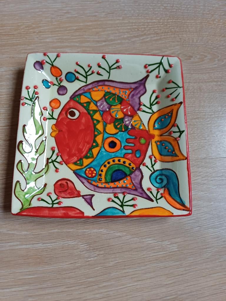 Decoratief bord vis, Ophalen