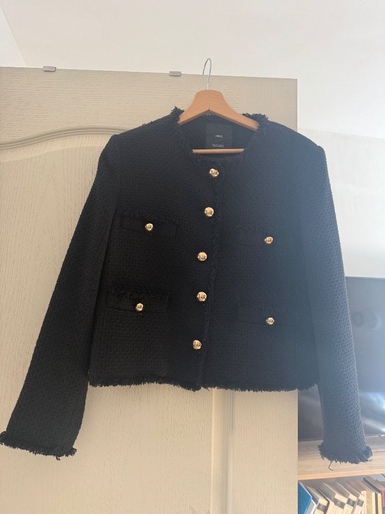 Te koop damesvest Mango maat L, Kleding | Dames, Mango, Zwart, Maat 42/44 (L), Nieuw