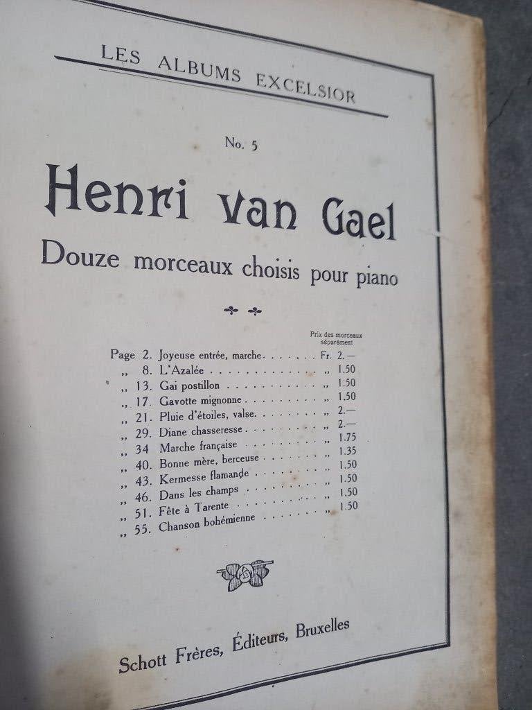 Partituren (oudere) voor piano, Muziek en Instrumenten, Ophalen, Gebruikt, Piano