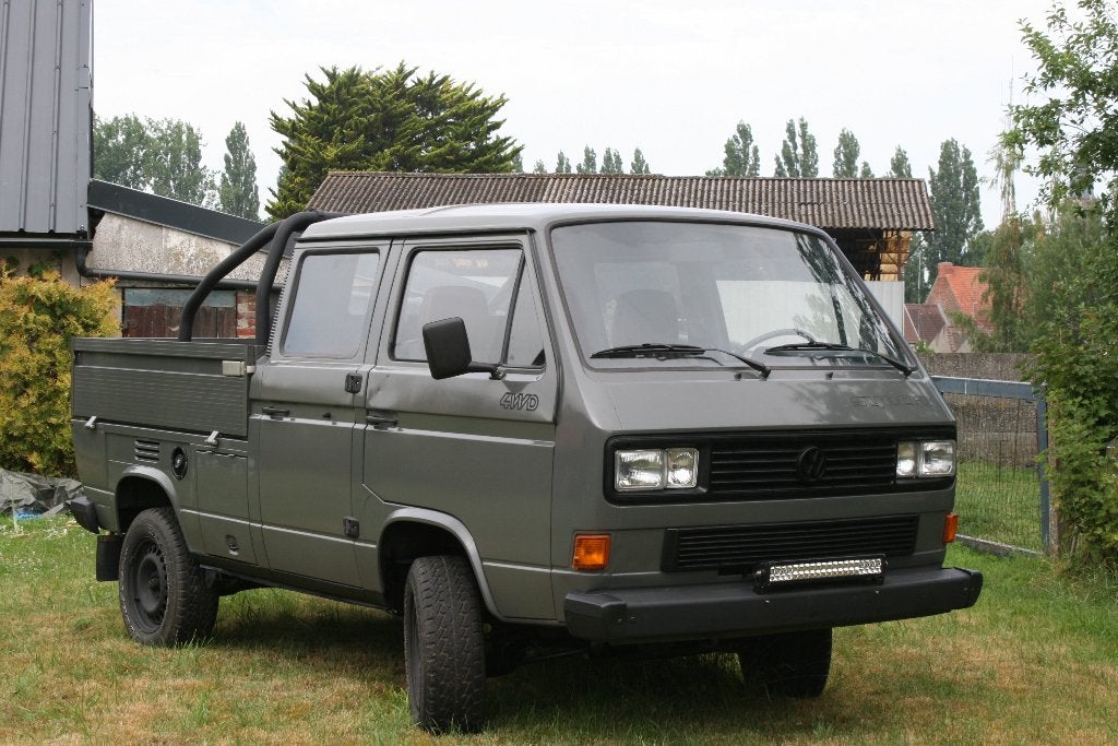 Volkswagen T3 89 DOKA SYNCRO 1900 TD VELGEN 16 LEDER, 4 cilinders, Leder, Diesel, Particulier