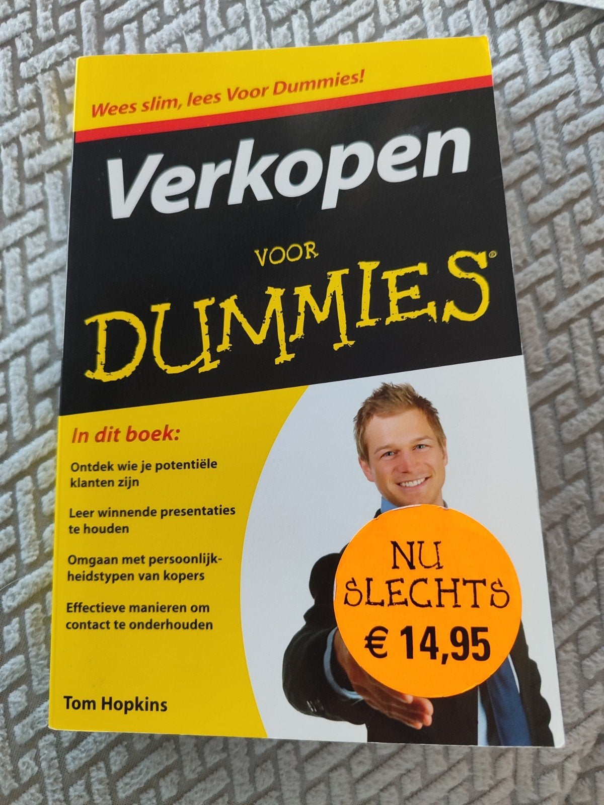 Tom Hopkins - Verkopen voor Dummies, Boeken, Ophalen of Verzenden, Tom Hopkins
