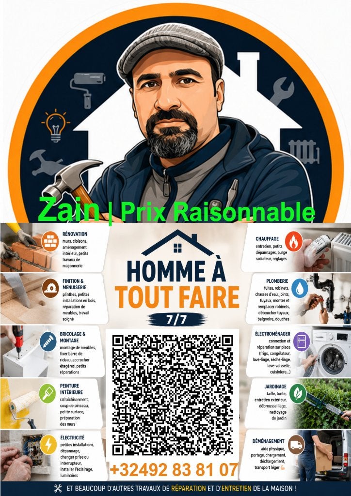 Homme à Tout Faire – 7/7 – Prix Raisonnable, Enlèvement, Neuf, Tableau électrique