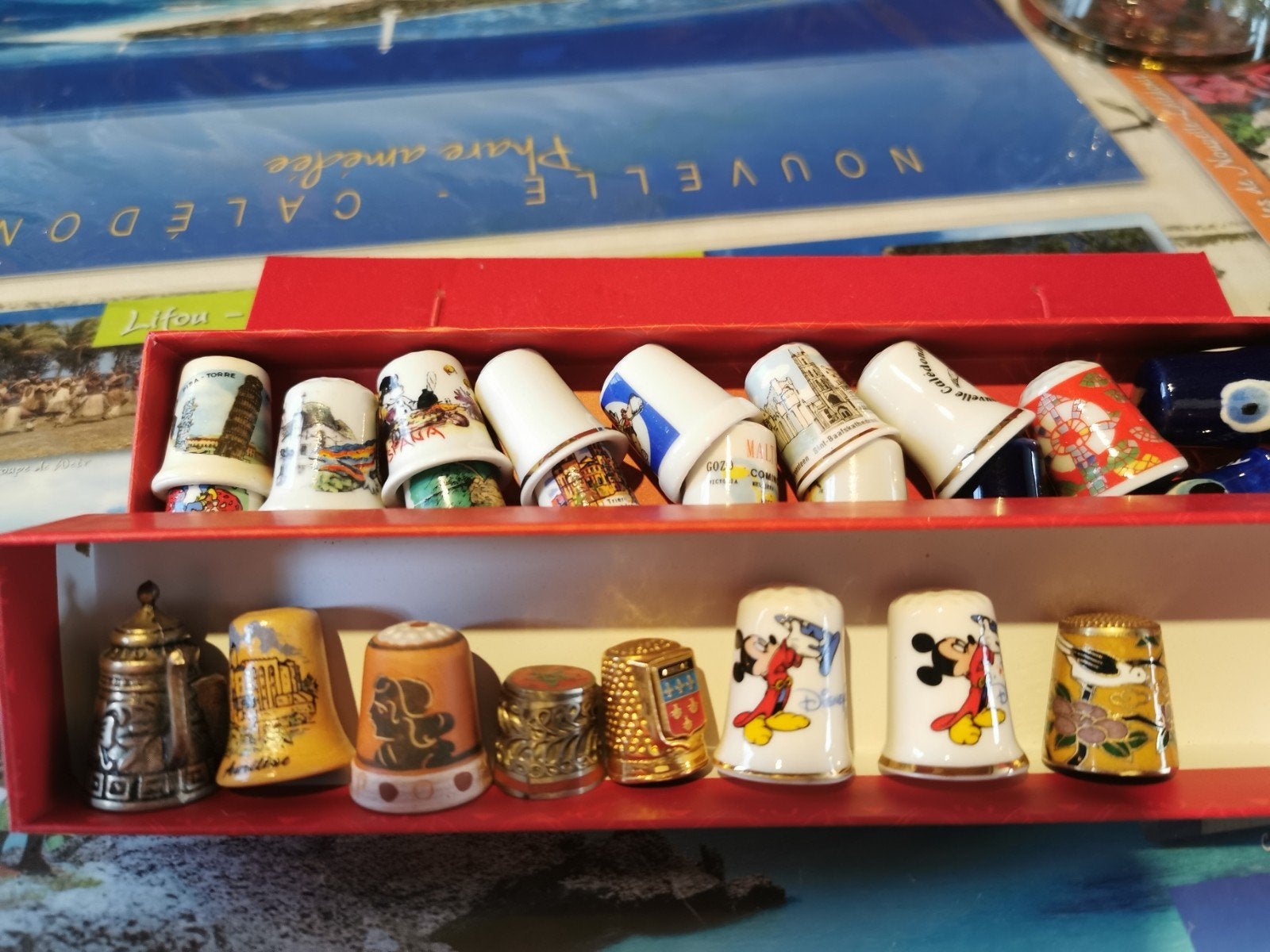 collection dés à coudre( 25 dès) Vingerhoeden collectie, Enlèvement ou Envoi