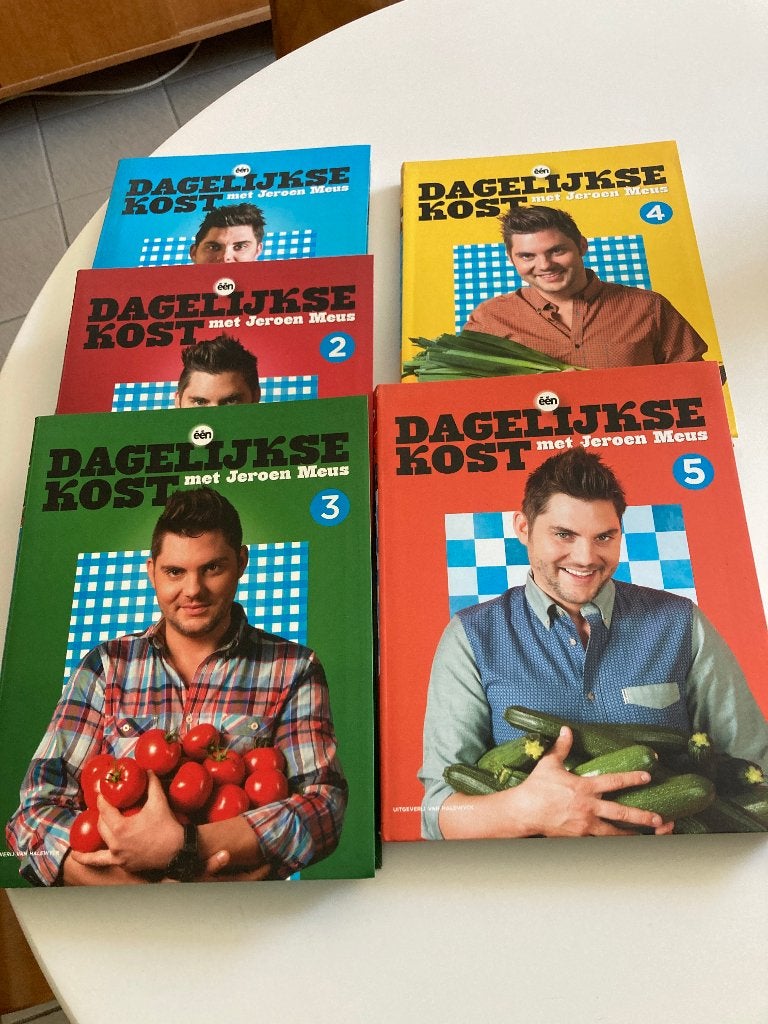 Jeroen Meus kookboeken 5 stuks, Enlèvement ou Envoi, Autres types, Jeroen Meus, Utilisé
