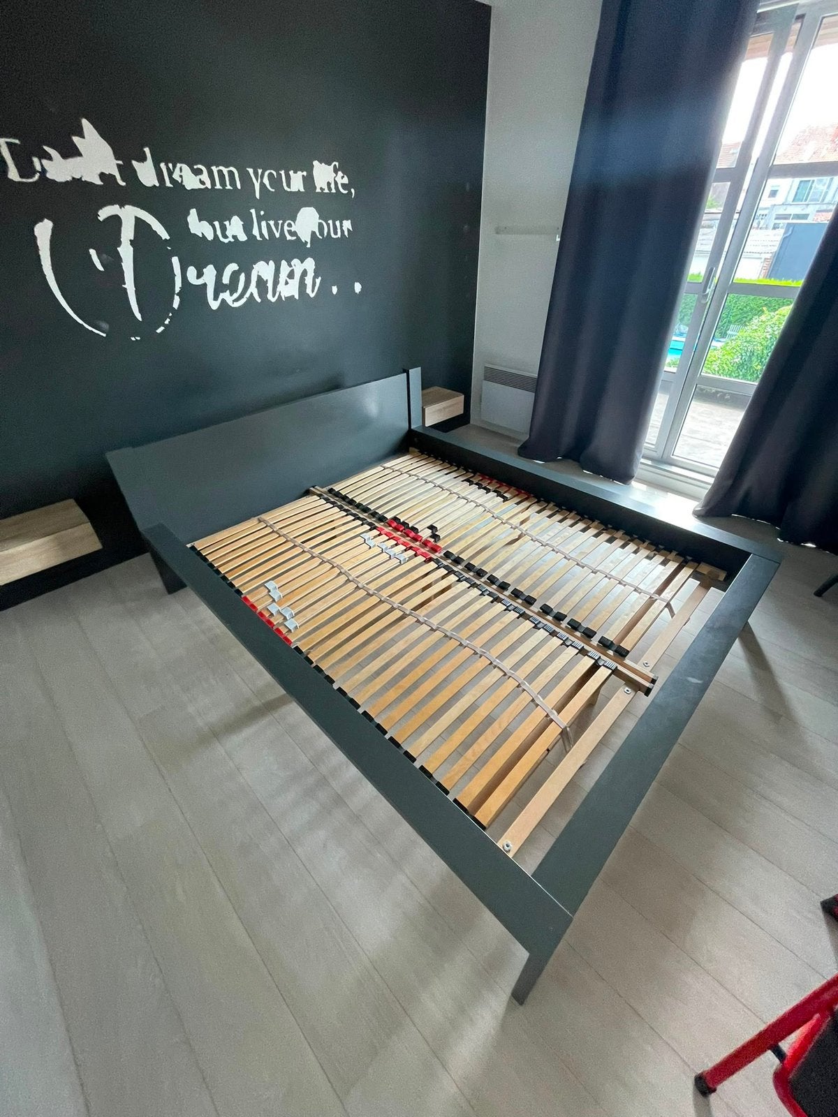 Bedframe, Comme neuf, Enlèvement, 200 cm, Deux personnes
