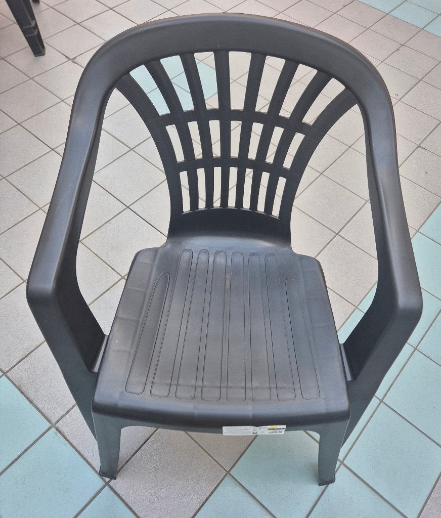 Ensemble de jardin 4 chaises + 1 table en noir, Enlèvement, Neuf, 4 places, Sets de jardin