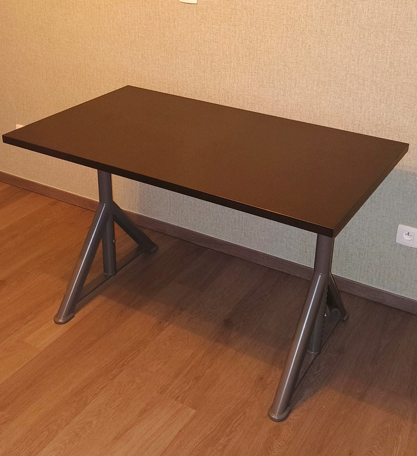IKEA Idasen zit/sta bureau (verstelbaar), Ophalen, Zwart, Hout, IKEA
