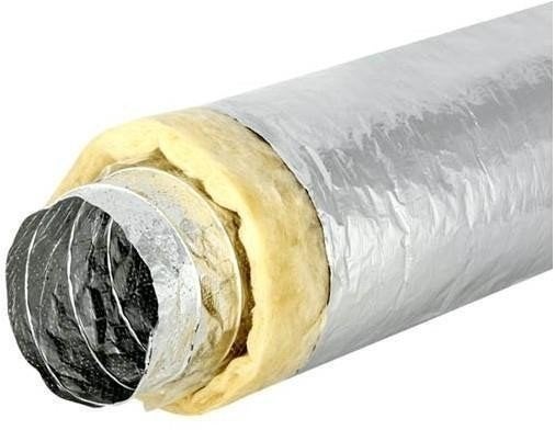 141. Flexibele luchtbehandeling en ventilatie slang, Enlèvement, Neuf, Gris