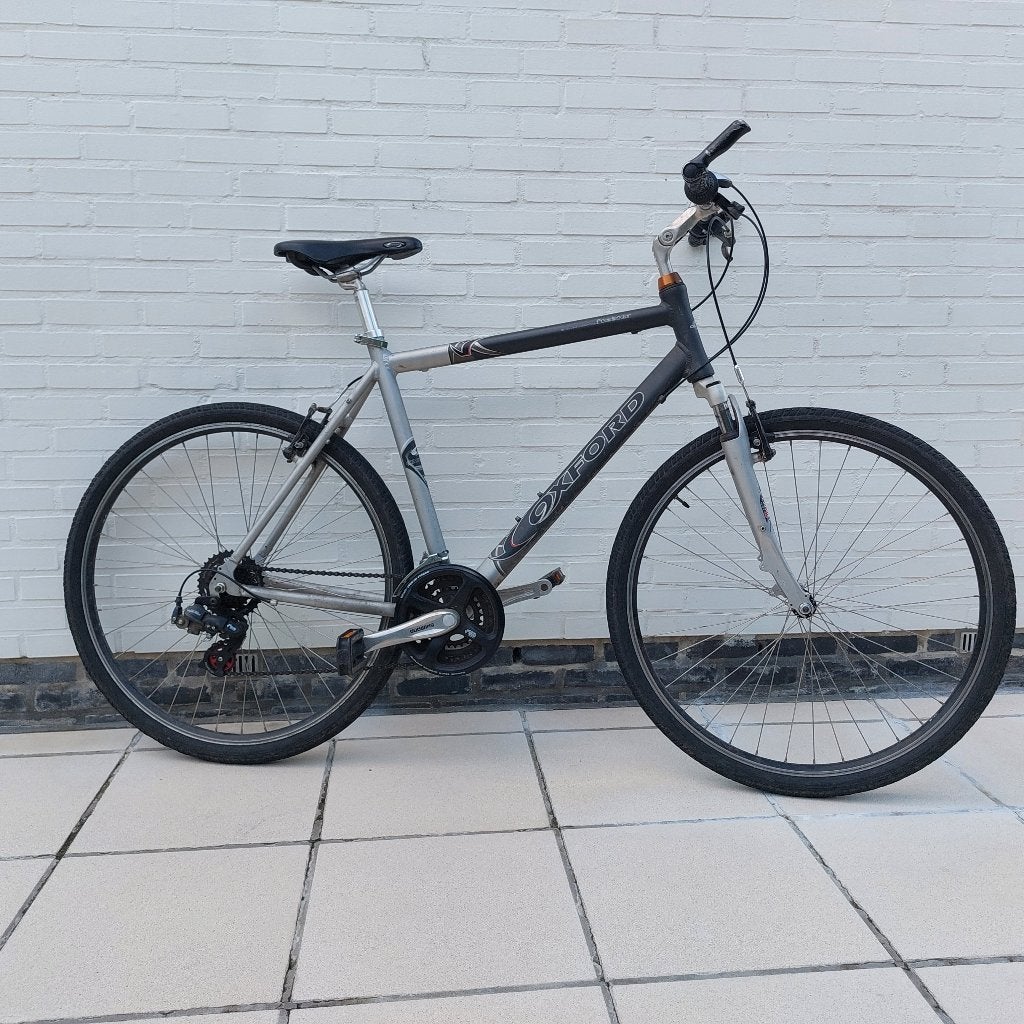 OXFORD Freelander trekkingfiets mountainbike maat 60 21 v, Vering, Velgrem, Zo goed als nieuw, 57 tot 61 cm