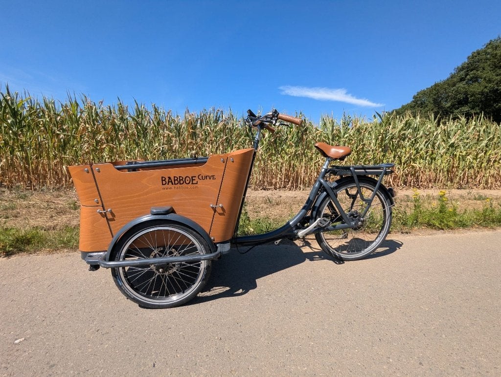Babboe Curve-E elektrische bakfiets, Enlèvement, Utilisé, 50 km par batterie ou plus, Autres marques
