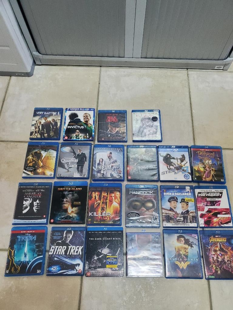 Lot de 22 dvd blu ray, Ophalen of Verzenden, Zo goed als nieuw