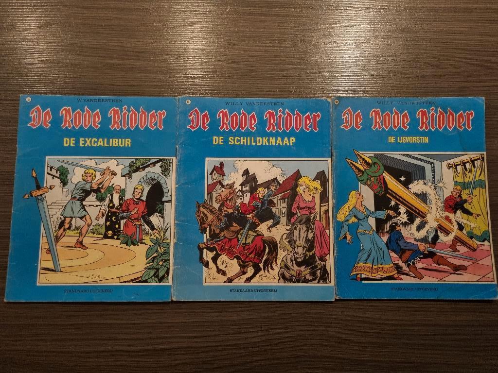 De Rode Ridder blauwe reeks, Meerdere stripboeken, Ophalen of Verzenden, Gelezen, Willy Vandersteen
