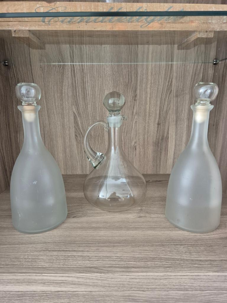 Decanteer karaf en 2 flessen, Ophalen