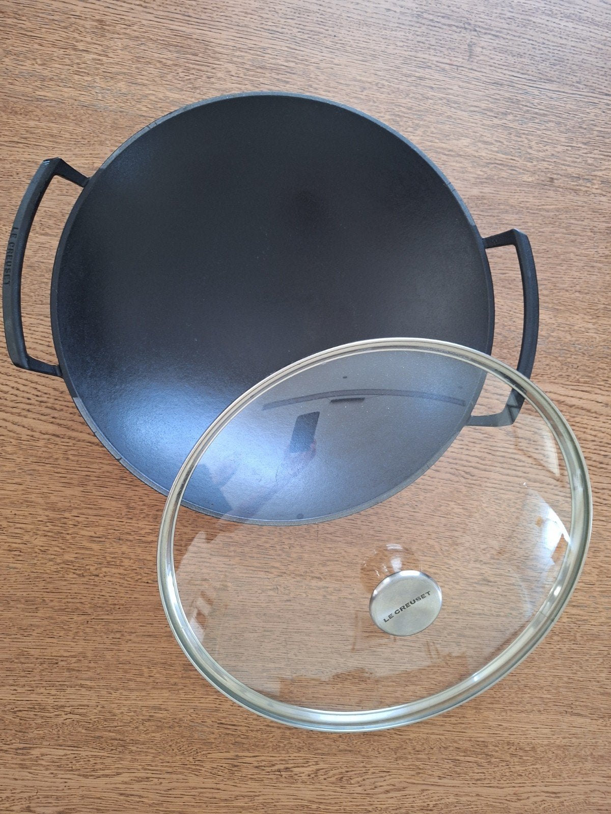Le Creuset gietijzeren wok, Met deksel, Ophalen, Wok, Le Creuset