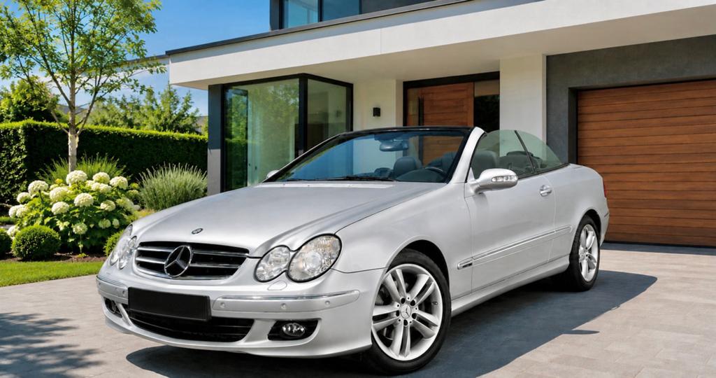 Mercedes Cabrio CLK 200 Compressor, Automaat, 4 zetels, Achterwielaandrijving, 4 cilinders