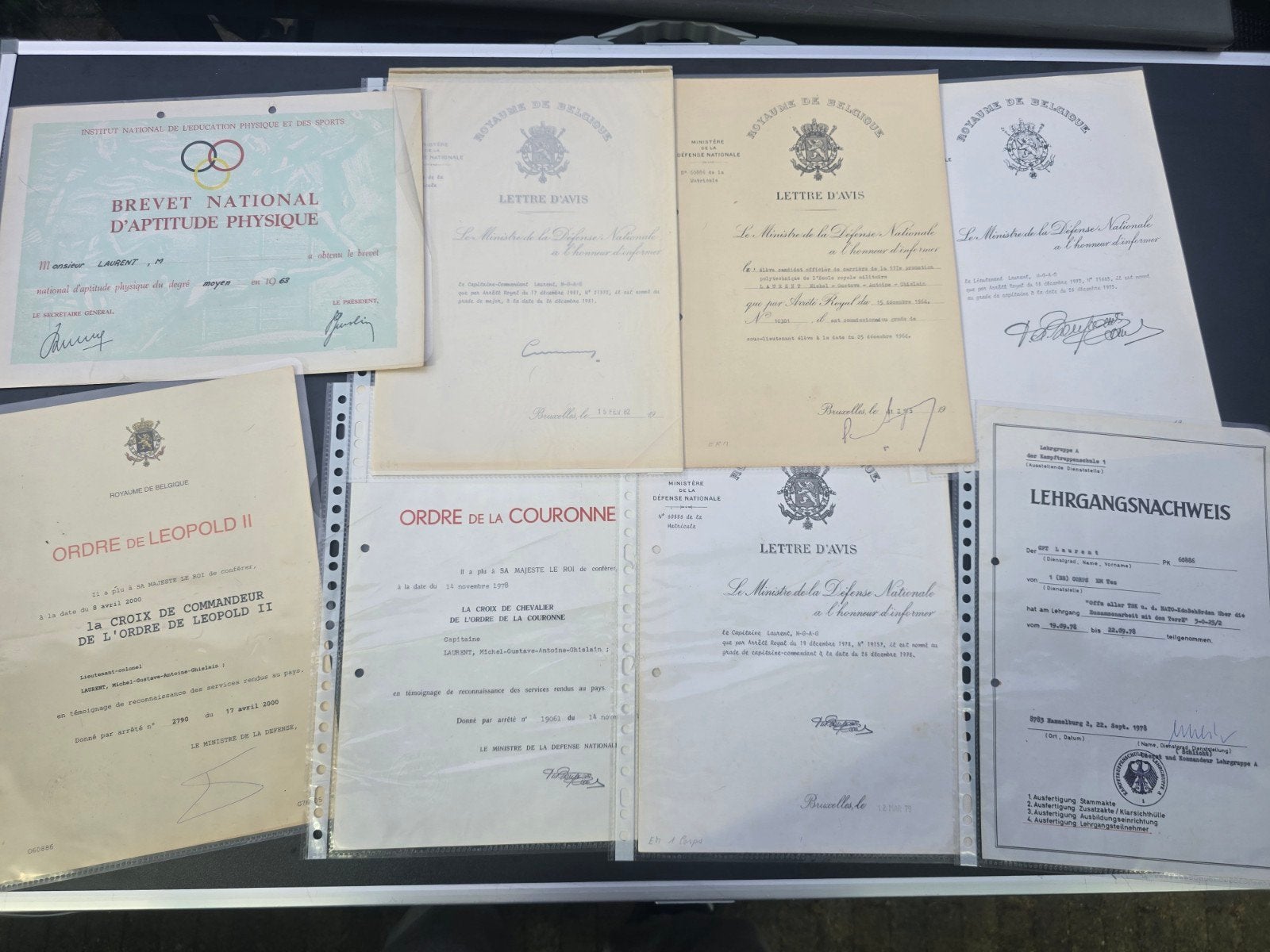 Récompenses pour officiers, Enlèvement ou Envoi