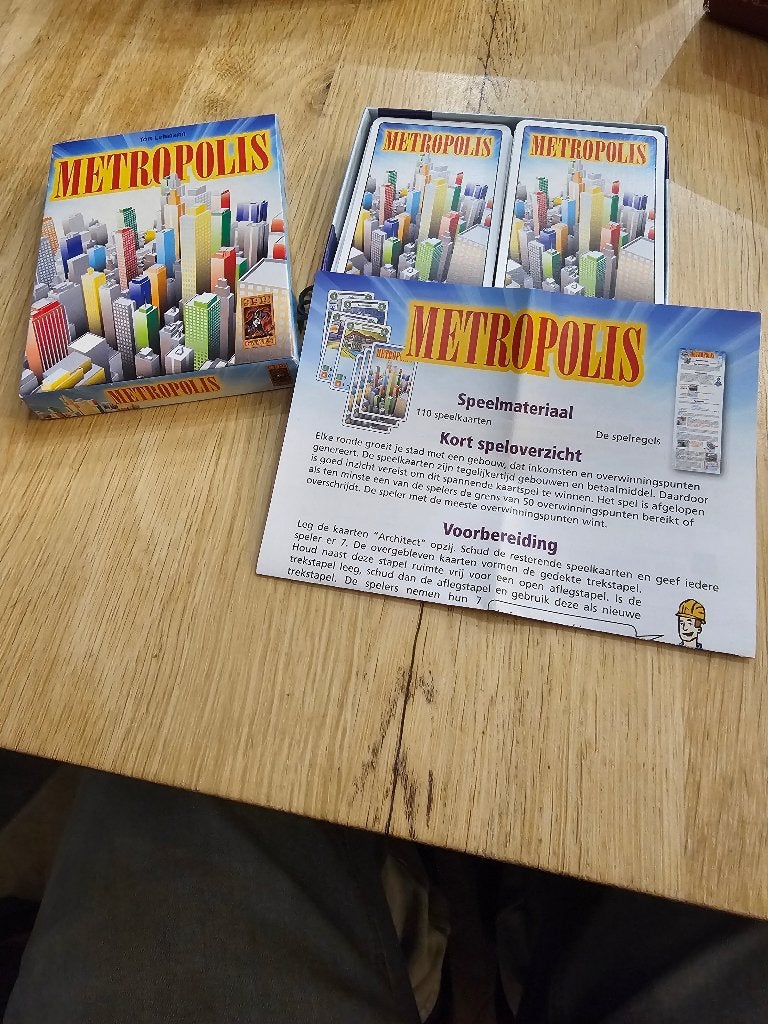 Metropolis, 1 ou 2 joueurs, Enlèvement ou Envoi, Comme neuf