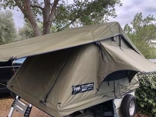 Daktent + aanhangwagen te koop – perfecte staat, Enlèvement, Comme neuf, Jusqu'à 3