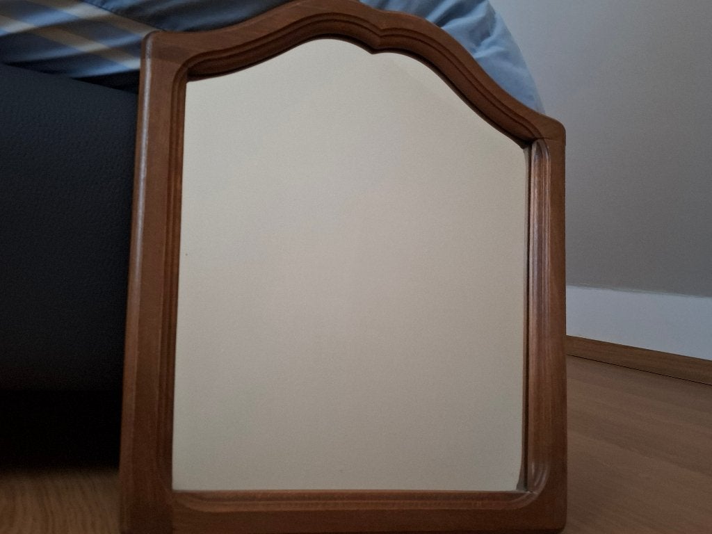 Vintage spiegel, Enlèvement, Utilisé, Moins de 50 cm, Moins de 100 cm