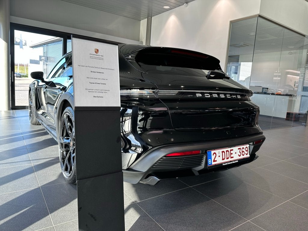 Porsche Taycan Cross turismo, Auto's, Zwart, Zwart, Leder, Elektrisch