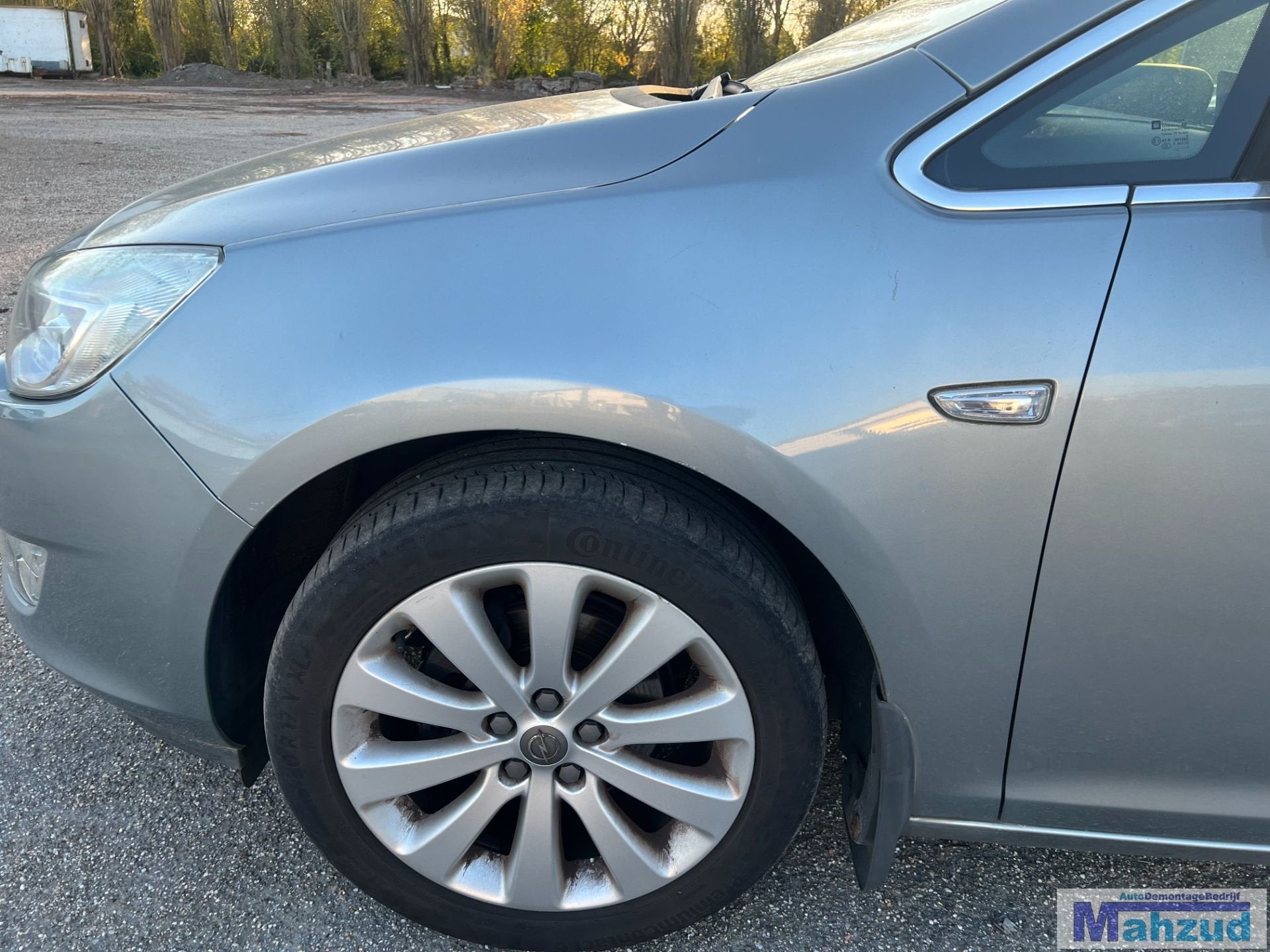 OPEL ASTRA J Grijs Z179 links voorscherm 2009-2015, Auto-onderdelen, Gebruikt, Opel Automobile GmbH, Kontakt@opel-infoservice.de