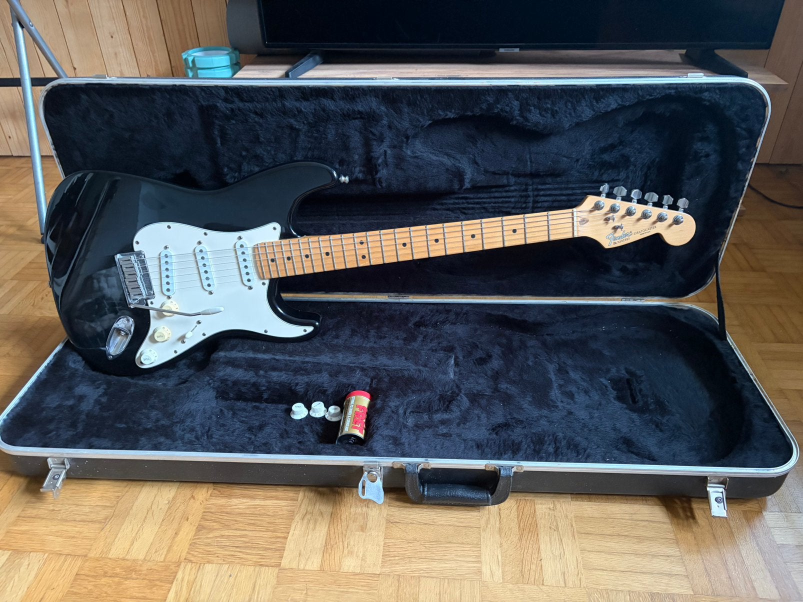Fender Stratocaster American Standard, Musique & Instruments, Enlèvement, Utilisé, Solid body, Fender