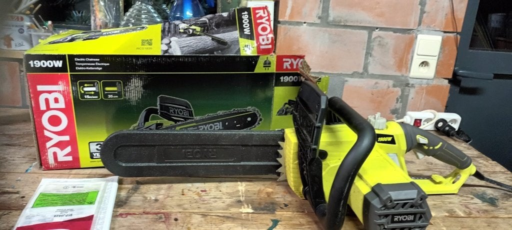 Kettingzaag elektrisch RYOBI, Tuin en Terras, Hand-tuingereedschap, Ophalen