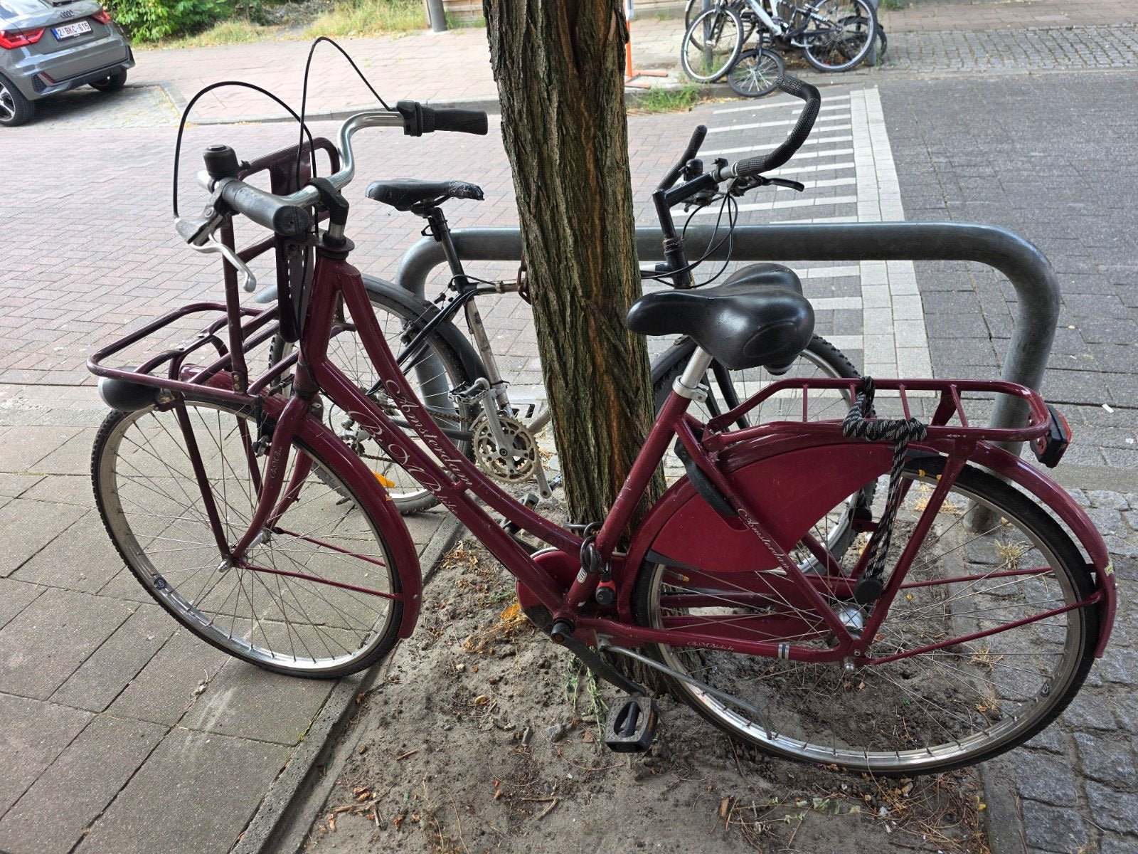 Stadsfiets, Fietsen en Brommers, Ophalen, Zo goed als nieuw, Terugtraprem, Handrem