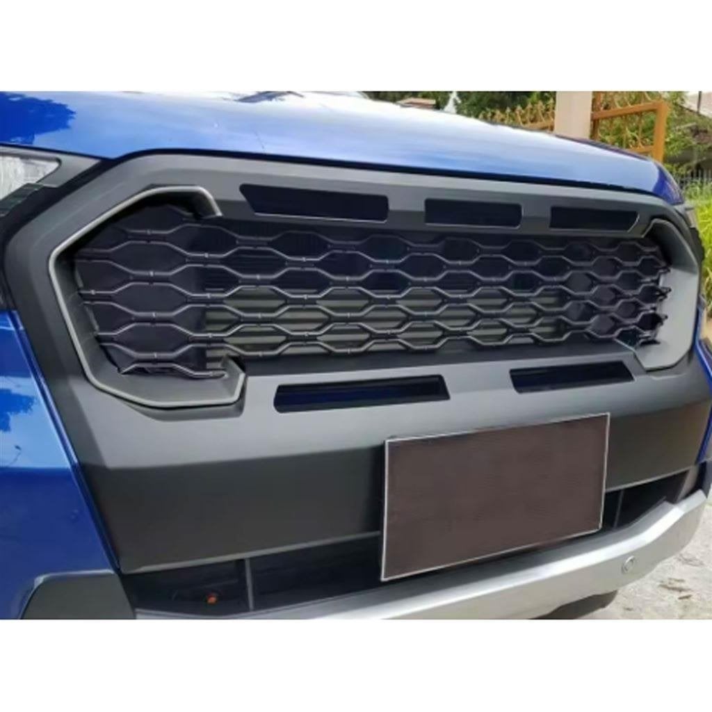 Honingraat Radiator Grill Zwart Black Look Voor Ford Ranger, Verzenden
