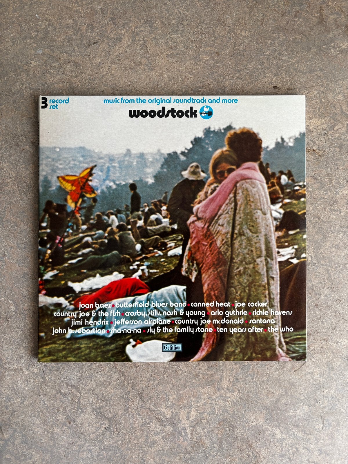 Woodstock originele Franse 1e persing 1970, 3 LP Cotillion, Enlèvement ou Envoi, Comme neuf, LP