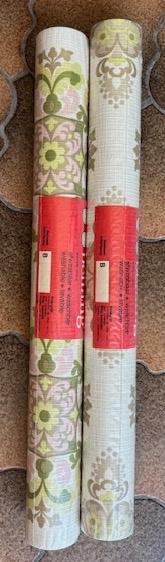 Afwasbaar behangpapier met bloemen – vinyl - 2 rollen, Huis en Inrichting, Ophalen, Bloemmotief