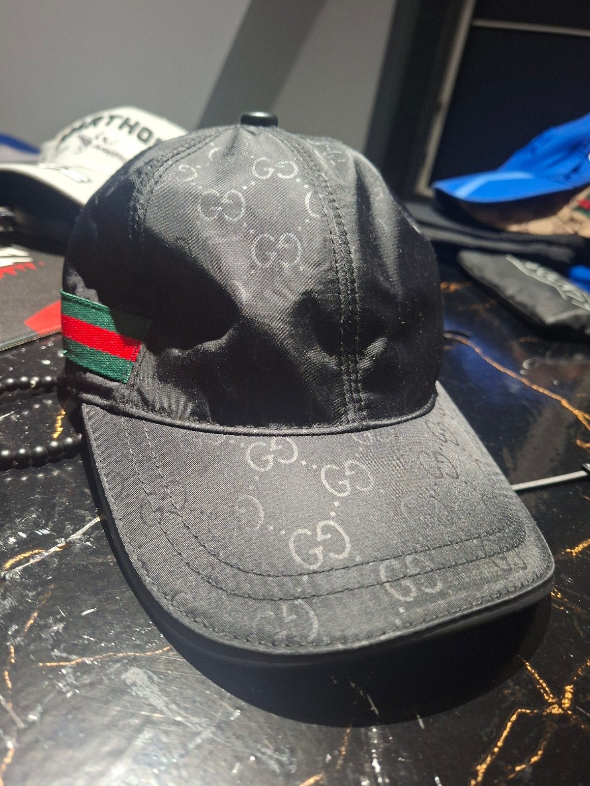 gucci pet speciaal zwart met grote g letters, Enlèvement, Casquette