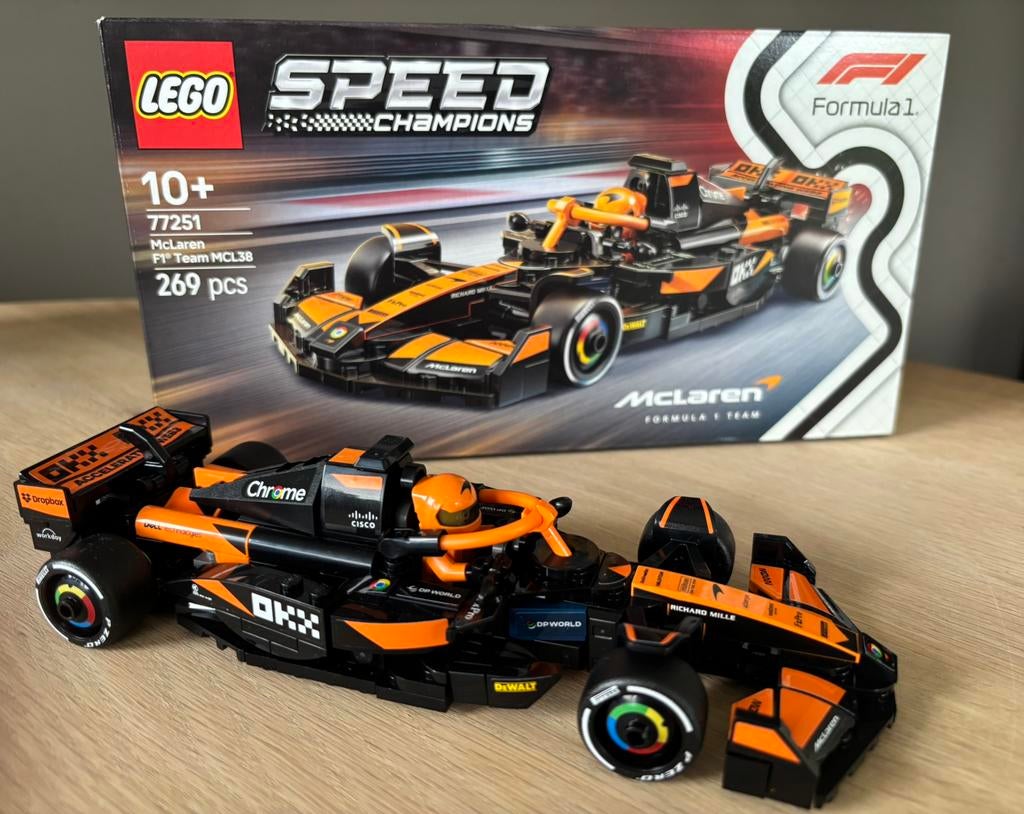 LEGO Speed Champions "mC LarenFm F1 Team MCL 38", Ophalen, Lego, Speed Champions, Zo goed als nieuw