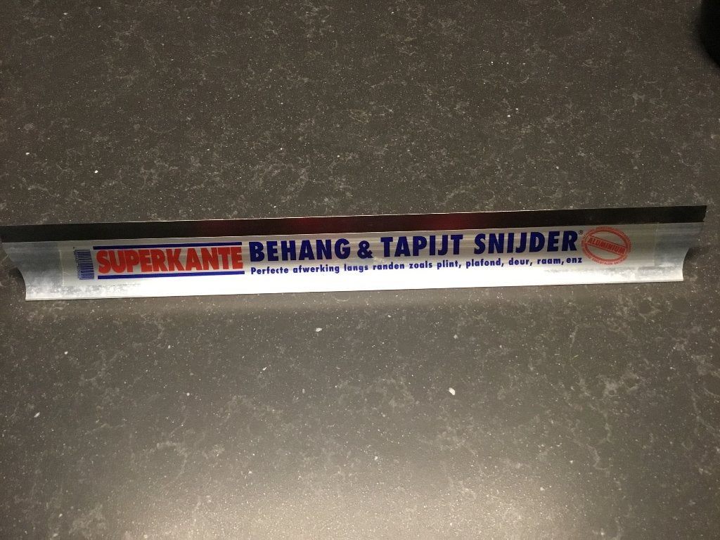 Behang en tapijtsnijderslat Inox  Nieuw 10,00€, Bricolage & Construction, Outillage | Outillage à main, Enlèvement ou Envoi, Neuf