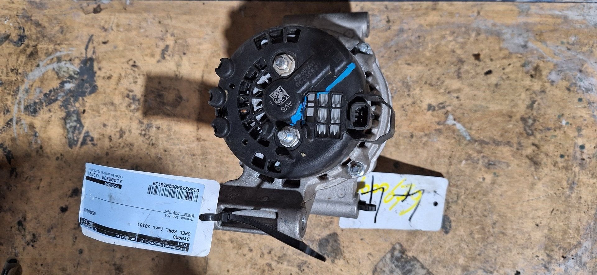 Originele Dynamo Opel Karl 1.0 B10XE 80A 42539230 Bosch, -, Opel, Utilisé, -