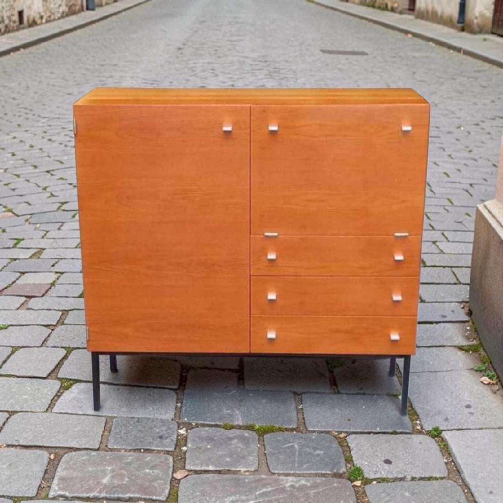 Sideboard Vintage Dressoir Pierre Guariche Meurop 1960's, Antiek en Kunst, Ophalen