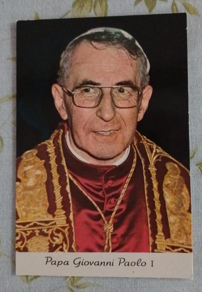 Paus Johannes Paulus I - gedachtenisprentjes, Verzamelen, Religie, Ophalen of Verzenden, Nieuw, Kaart of Prent, Christendom | Katholiek