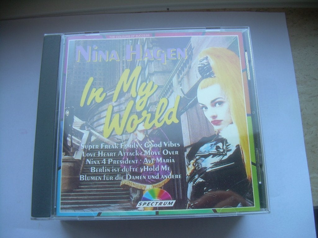 CD - NINA HAGEN - IN MY WORLD, Pop, Ophalen of Verzenden, Zo goed als nieuw, Eerste persing