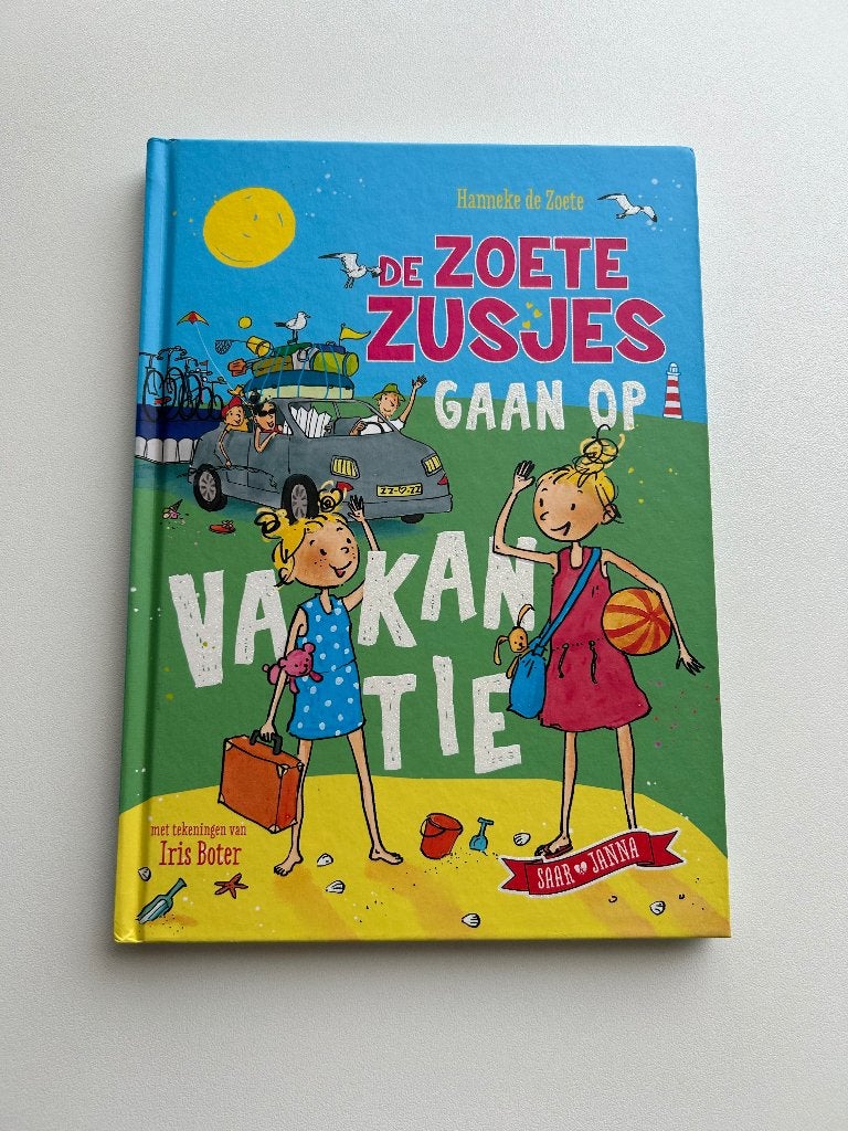 Boek de zoete zusjes gaan op vakantie, Ophalen of Verzenden