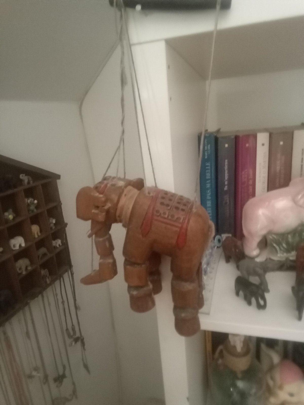 marionette a fil, Enlèvement ou Envoi, Bois