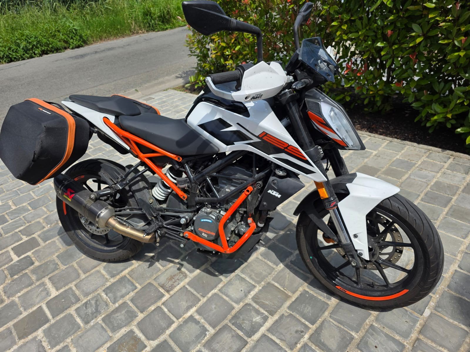 Motorfiets, Motoren, Handvatverwarming, Occasion, 125 cc