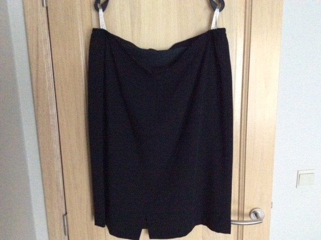 zwarte rok, Ophalen, Zwart, Maat 46/48 (XL) of groter, Zo goed als nieuw
