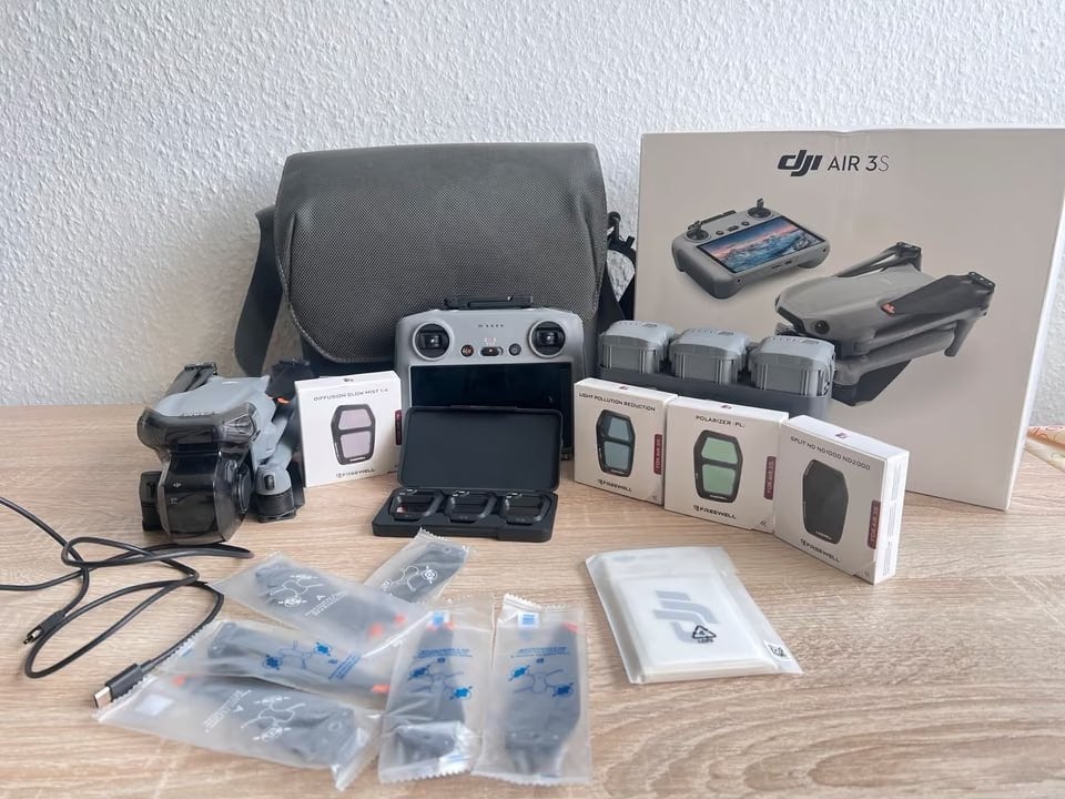 DJI 3S Air Fly More Combo, Audio, Tv en Foto, Nieuw, Ophalen of Verzenden, DJI, Professionele drone
