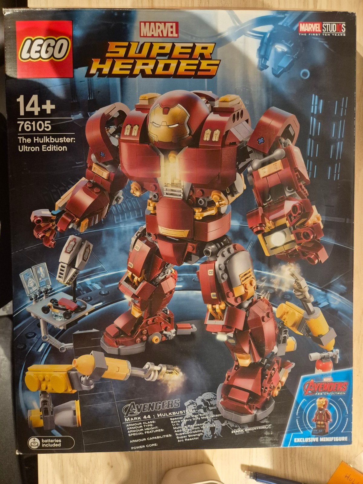 Lego 76105  The Hulkbuster : Ultron Edition, Enlèvement ou Envoi, Marvel, Lego, Ensemble complet