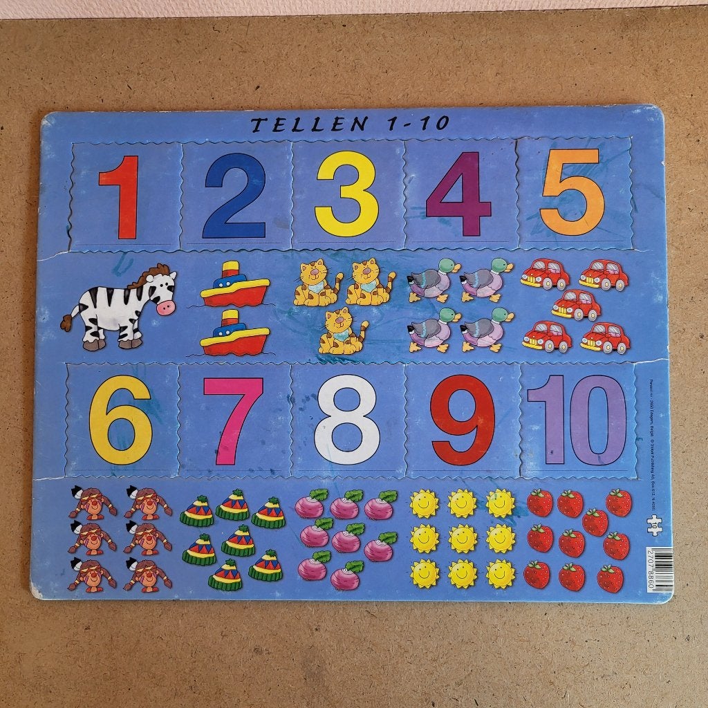 Puzzel tellen van 1-10, Enlèvement ou Envoi, Utilisé, Puzzles