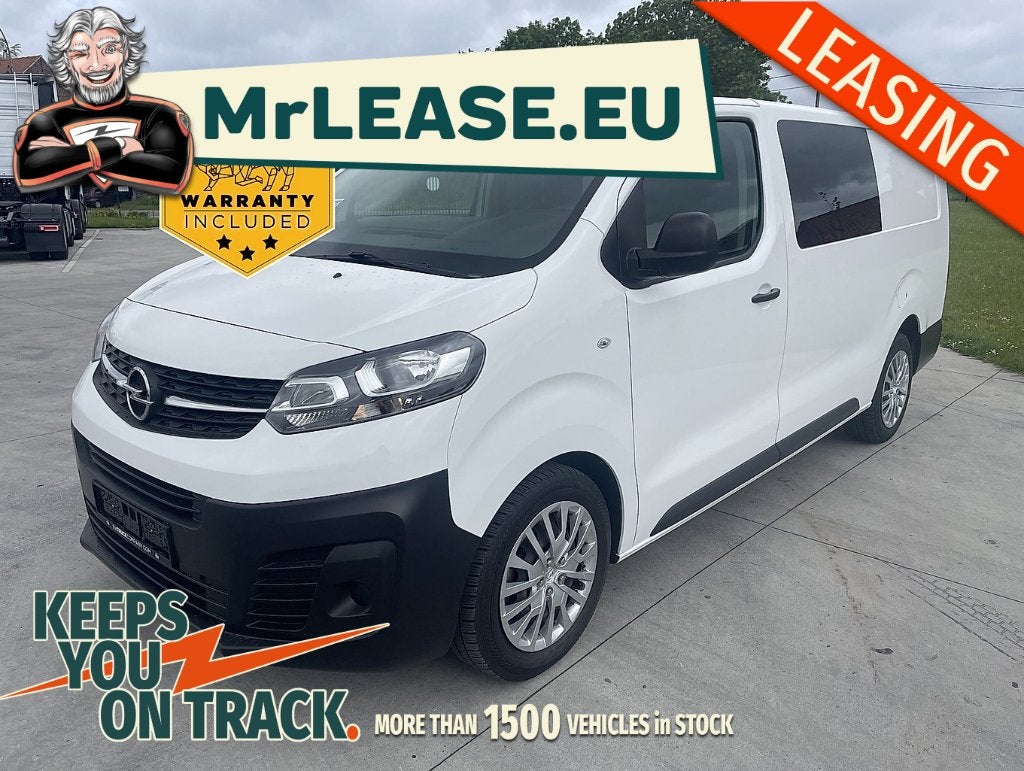 LEASING/RENTING Opel Vivaro double cabine 5 places, Autos, 90 kW, Achat, Euro 6, Entreprise