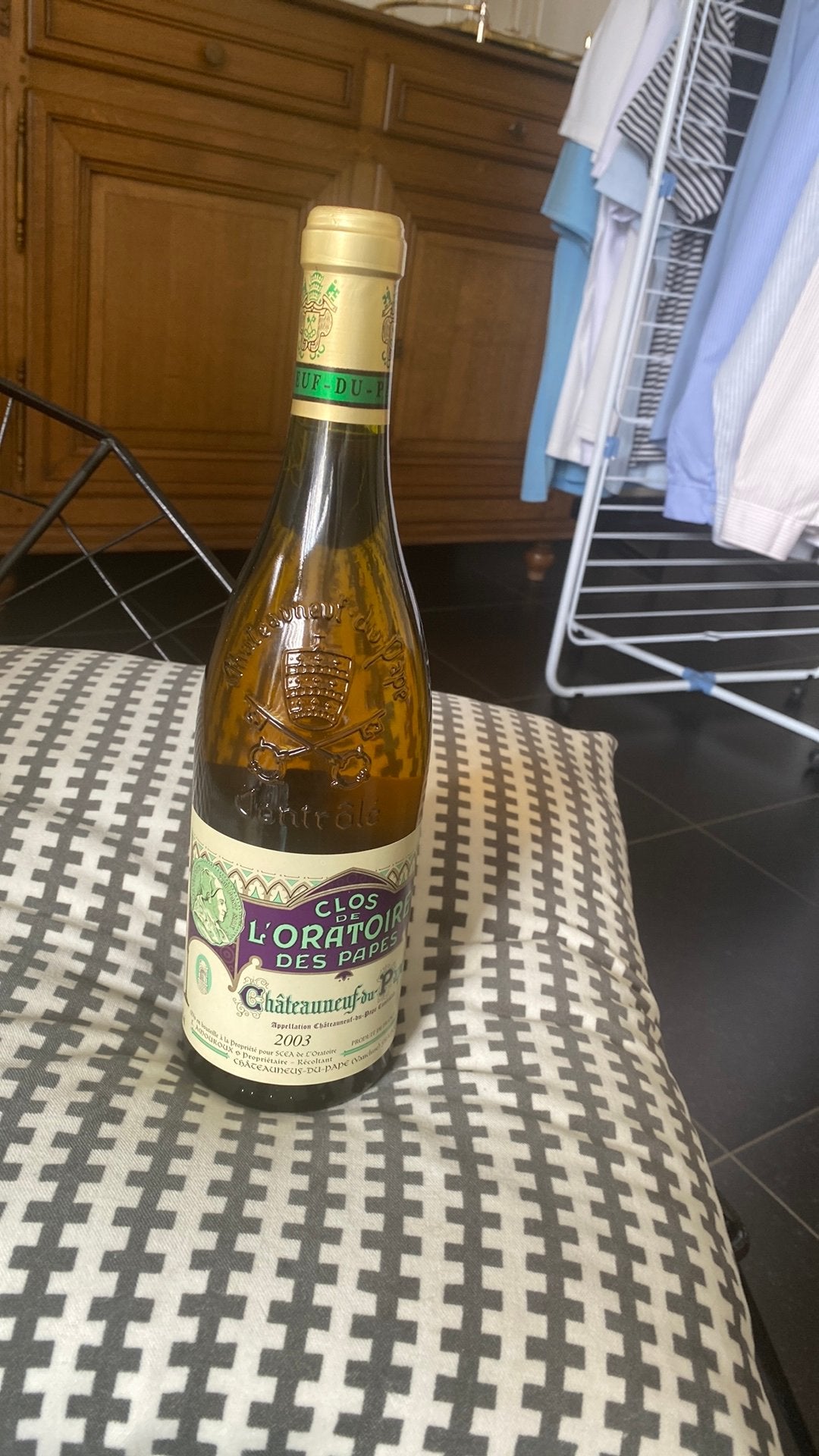 Chateauneuf du pape 2003. 2 flessen beschikbaar, Verzenden, Zo goed als nieuw