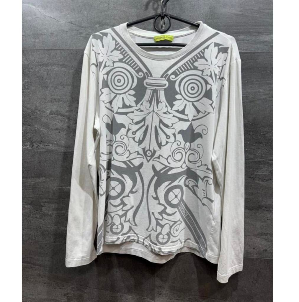 VERSACE Jeans T-shirt lange mouwen Nieuw + Labels + Code, Ophalen of Verzenden, Nieuw, Maat 46 (S) of kleiner, Wit