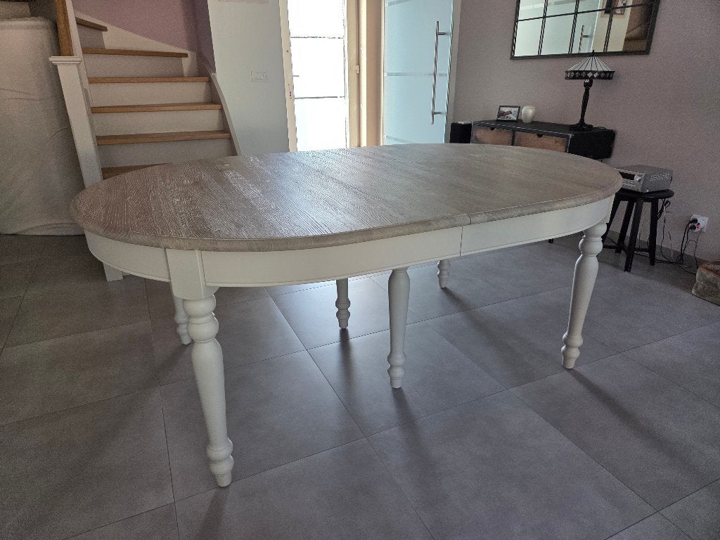 EETTAFEL VINCENT SHEPPARD OVAAL, Huis en Inrichting, Ophalen, 100 tot 150 cm, Eikenhout, Vijf personen of meer