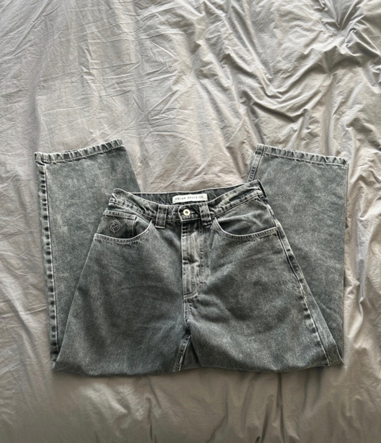 Polar Big boy baggy broek (xxs) van Stoked, Kleding | Heren, Ophalen of Verzenden, Gedragen, Zwart, W32 (confectie 46) of kleiner